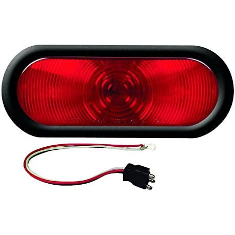 DLT ST70RK Optronics Flush Mount Combination Tail Light (6" Oval, Grommet)