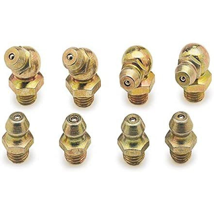 WIL W54217 Performance Tool Assorted 1/4" SAE Grease Fittings (8 pk)