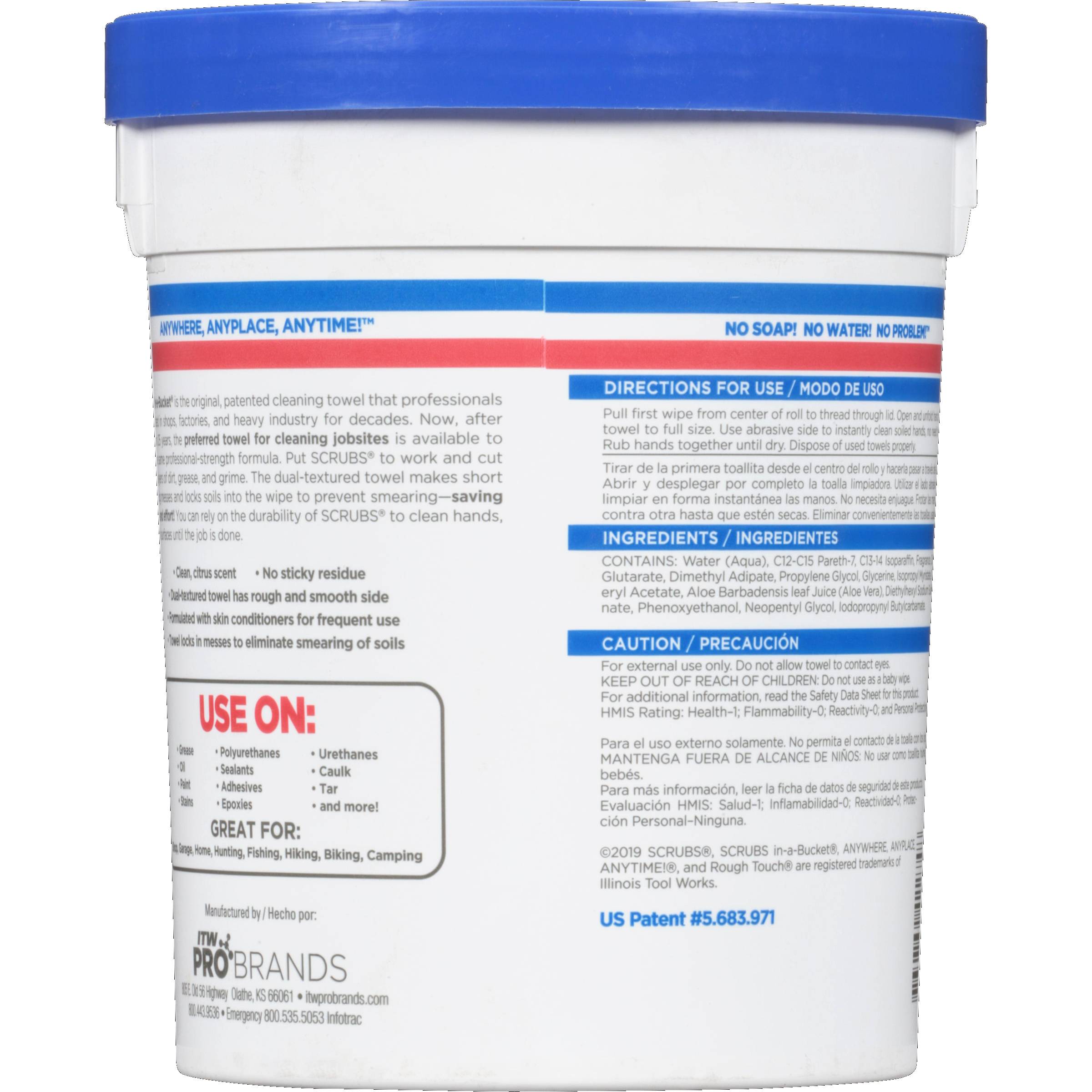 PER 42274 Permatex Scrubs-In-A-Bucket (72 ct)