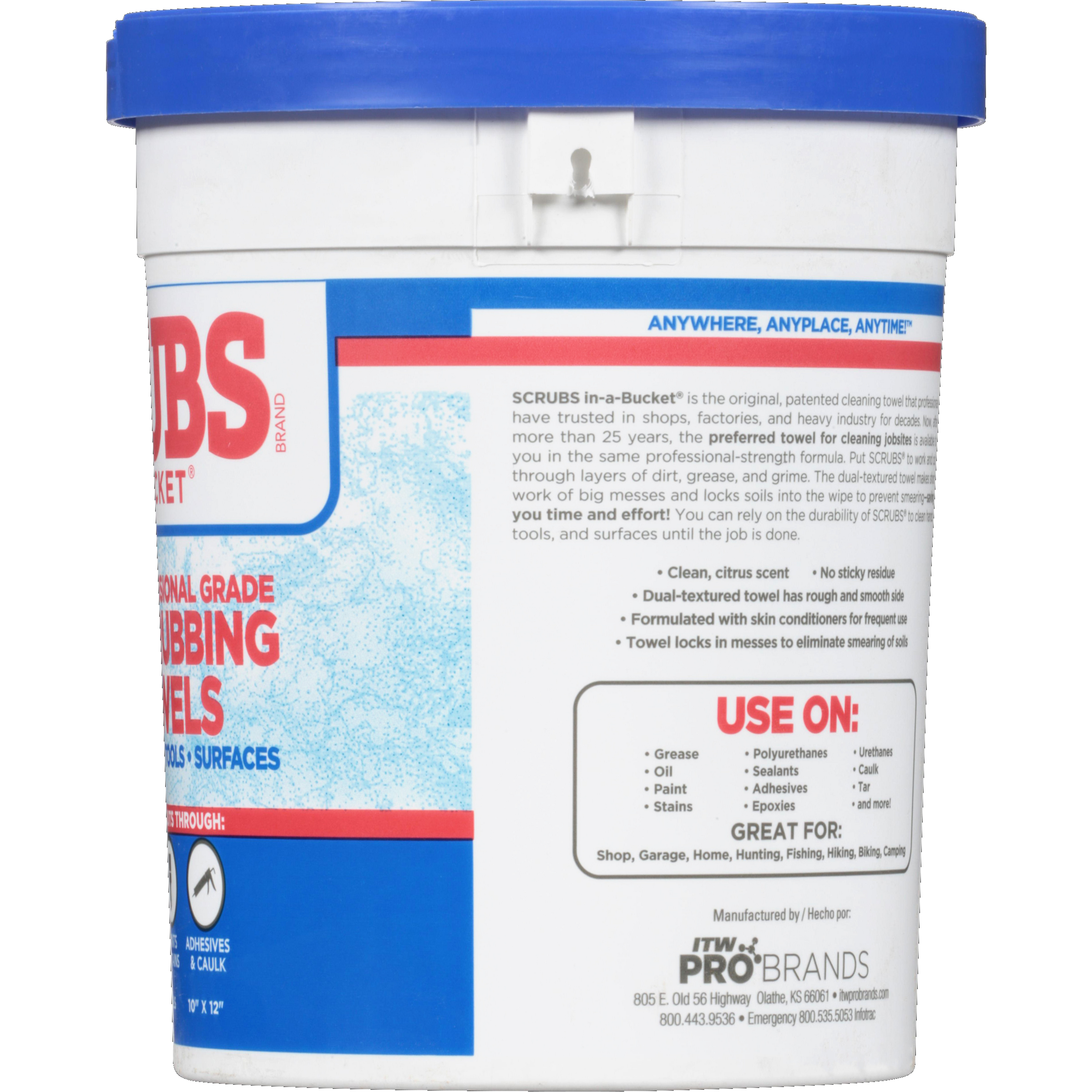 PER 42274 Permatex Scrubs-In-A-Bucket (72 ct)
