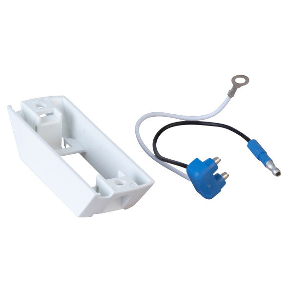 LTG 43380 Grote Small Rectangle Light Header-Mount Bracket w/ Pigtail (42141 + 67050, White)
