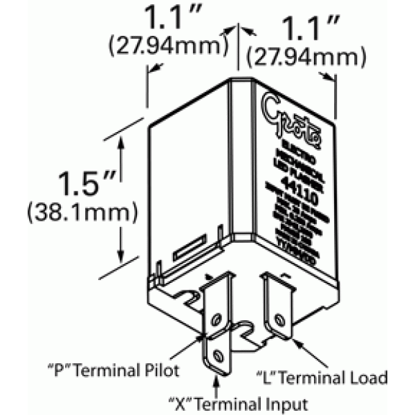LTG 44110 Grote LED Flasher (3 Pin)