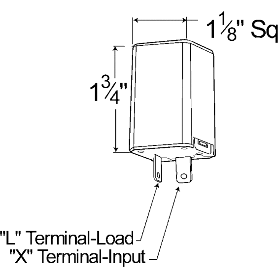 LTG 44710 Grote 20 Light Heavy Duty Electronic Flasher (2 Pin)