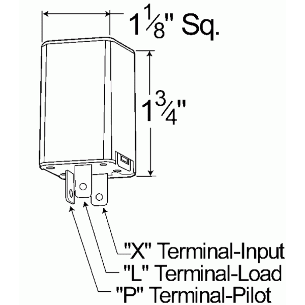 LTG 44720 Grote 20 Light Heavy-Duty Alternating Electronic Flasher (3 Pin)