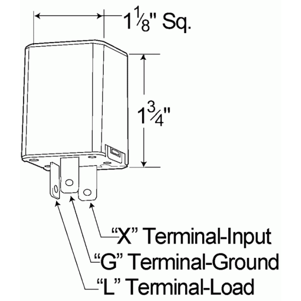 LTG 44892 Grote North American (JSO) Pinout Flasher (3 Pin)