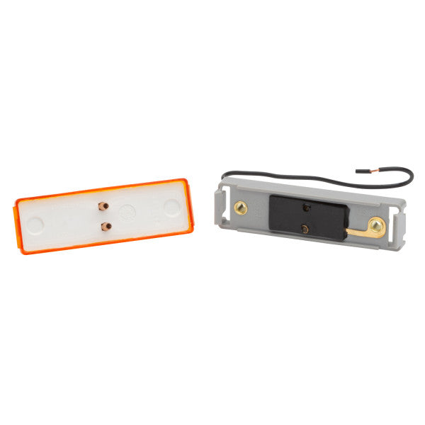 LTG 45093 Grote Rectangle Clearance Marker Light Kit (4", Amber, 46743 + 43850)