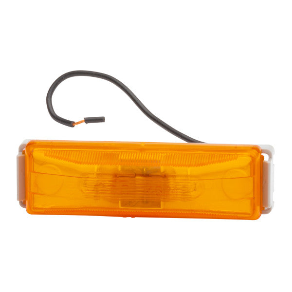 LTG 45093 Grote Rectangle Clearance Marker Light Kit (4", Amber, 46743 + 43850)