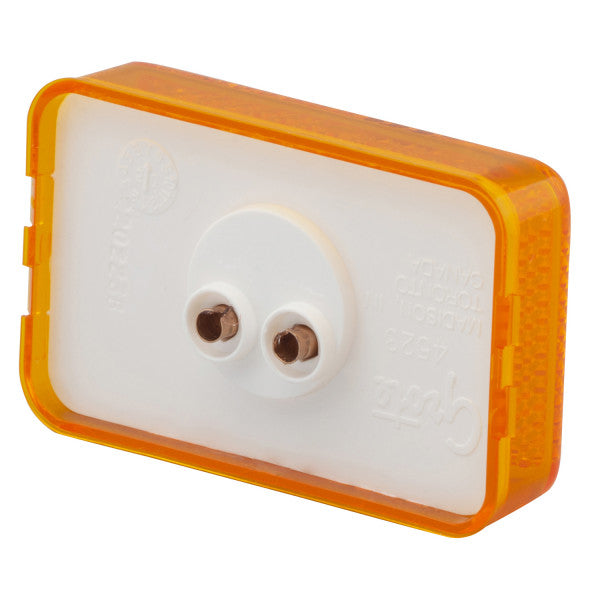 LTG 45233 Grote Rectangular Clearance Marker Light (3", Amber, Reflective)