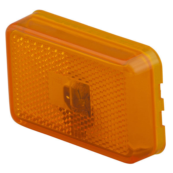 LTG 45233 Grote Rectangular Clearance Marker Light (3", Amber, Reflective)