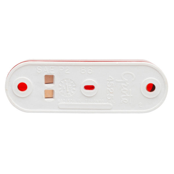LTG 45252 Grote Thin-Line Single-Bulb Clearance Marker Light (3.5", Red, P2)