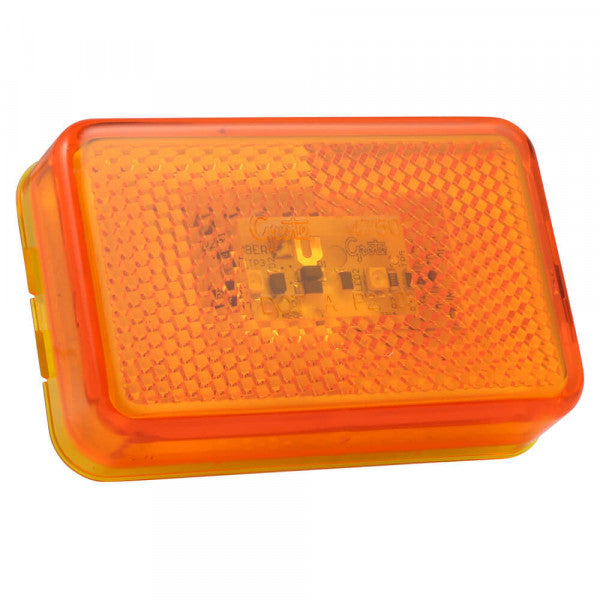 LTG 47503 Grote SuperNova Rectangular LED Clearance Marker Light (3", Amber, Reflective)