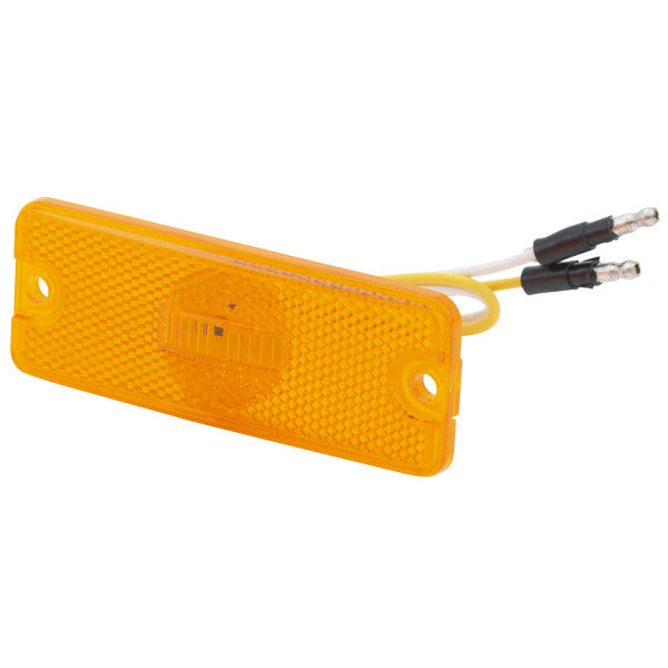 LTG 47733 Grote Sealed Rectangular LED Clearance Marker Light (4.5", Amber, Reflective, 12/24V)