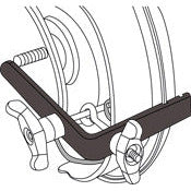 LST 50600 Lisle Single Spring Brake Tool For GM