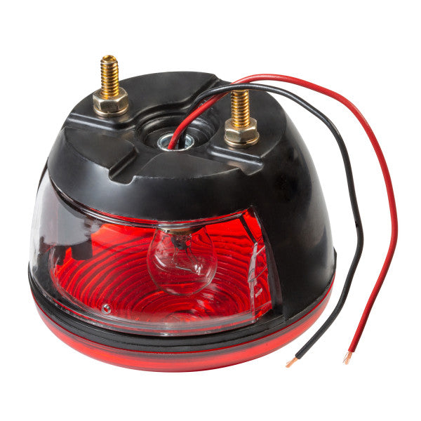 (440) 50852 Grote Stop Tail Turn Light w/ License Window (4" Round, 2 Stud)