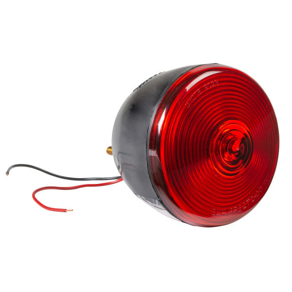 (440) 50852 Grote Stop Tail Turn Light w/ License Window (4" Round, 2 Stud)
