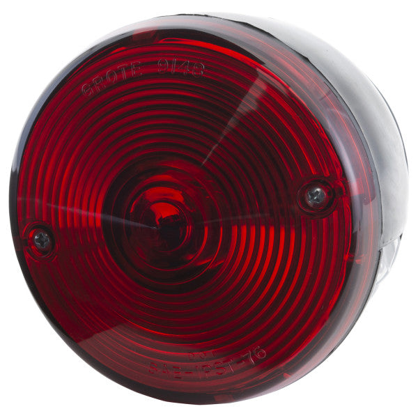 (440) 50872-5 Grote Universal Mount Stop Tail Turn Light w/ License Window (4" Round)