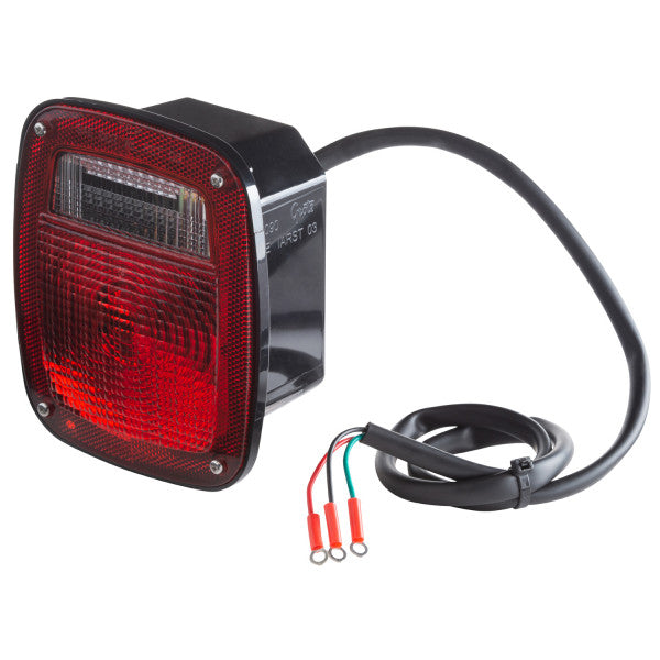 LTG 50992 Grote Torsion Mount Mack Dodge Stop Tail Turn Box Light w/ License Window (2 Stud)