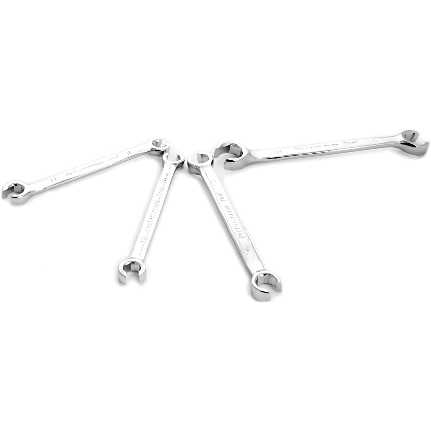 ET WILW30431 Performance Tool Flare Nut Wrench Set (4 pc)
