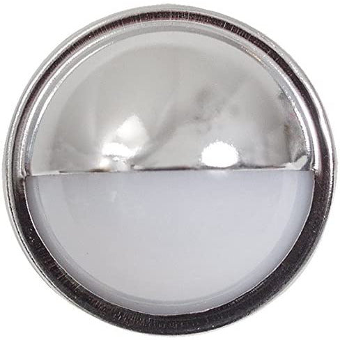 DLT LP11CS Optronics License Plate Light (1.5" Round, Chrome, Snap-In)