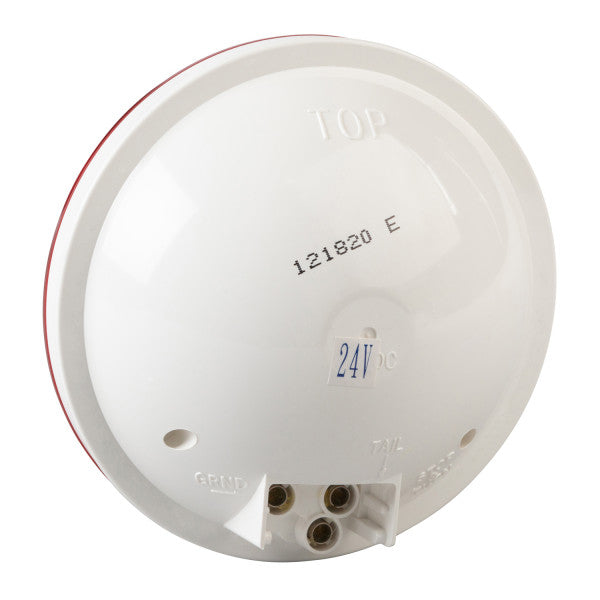 LTG 52152 Grote Torsion Mount II Stop Tail Turn Light (4" Round, Red, Female 3 Pin, 24V)