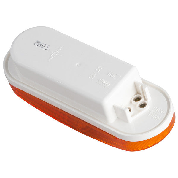 LTG 52183 Grote Economy Stop Tail Turn Light (Front, 6" Oval, Amber, 3 Female Pin)