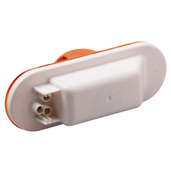 LTG 52513 Grote Torsion Mount III Stop Tail Turn Light (6" Oval, Amber, Reflective 3 Female Pin)
