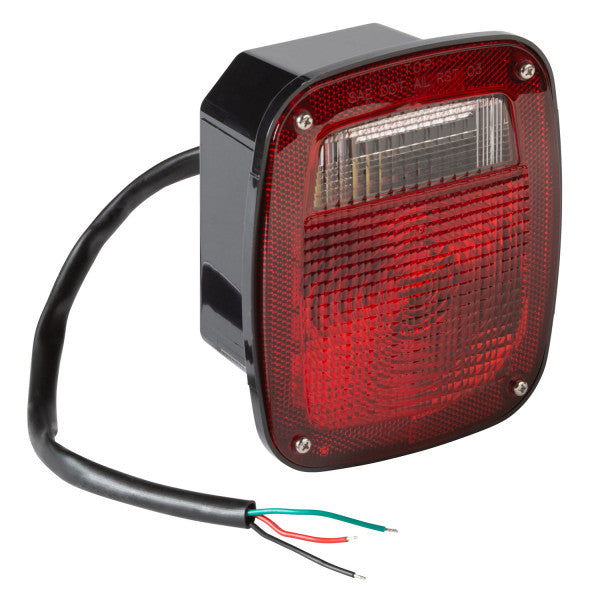 LTG 52602 Grote Torsion Mount Dodge Stop Tail Turn Box Light w/ License Window (2 Stud)