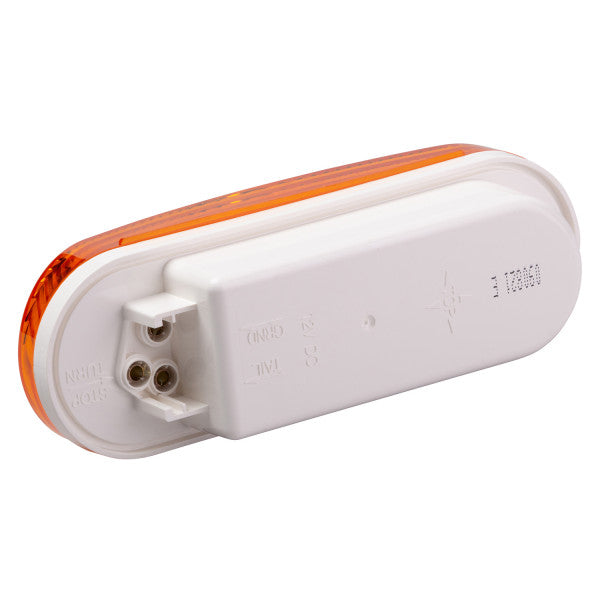LTG 52893 Grote Torsion Mount III Stop Tail Turn Light (Front, 6" Oval, Amber, 3 Female Pin)