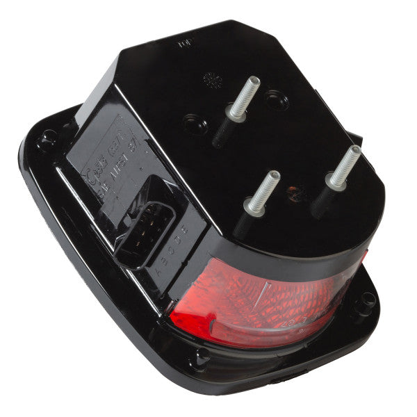 LTG 53762 Grote Metri-Pack Stop Tail Turn Box Light w/ License Window (3 Stud, Double Connector)