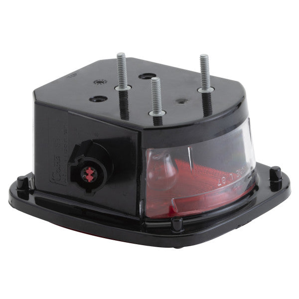 LTG 53782 Grote Ford Stop Tail Turn Box Light w/ License Window (3 Stud, RH)