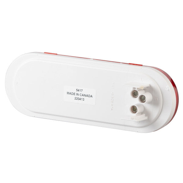 LTG 54172 Grote Select LED Stop Tail Turn Light (6" Oval, Red, 3 Female Pin)