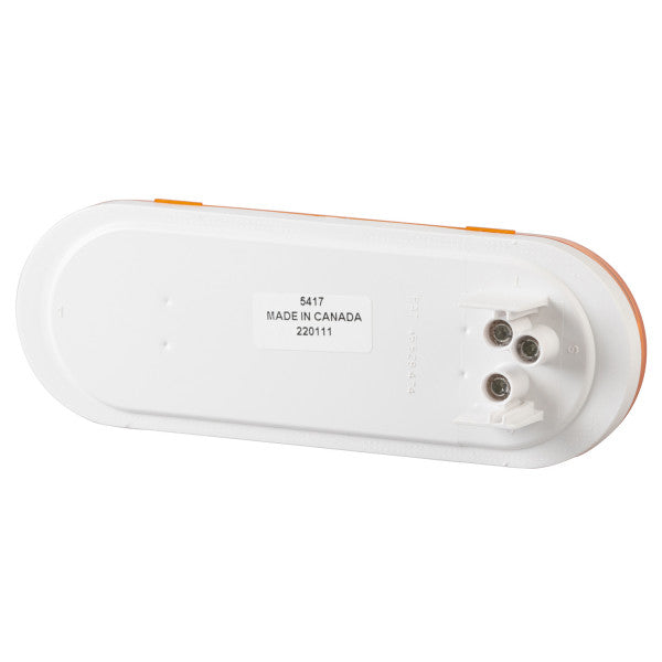 LTG 54173 Grote Select LED Stop Tail Turn Light (6" Oval, Amber, 3 Female Pin)