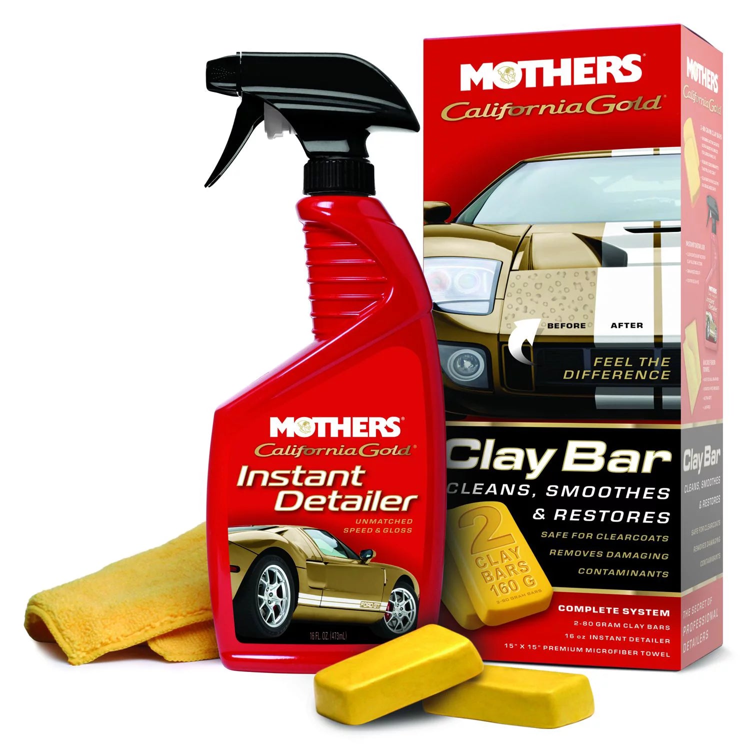 MTH 07240 Mothers California Gold Clay Bar Kit