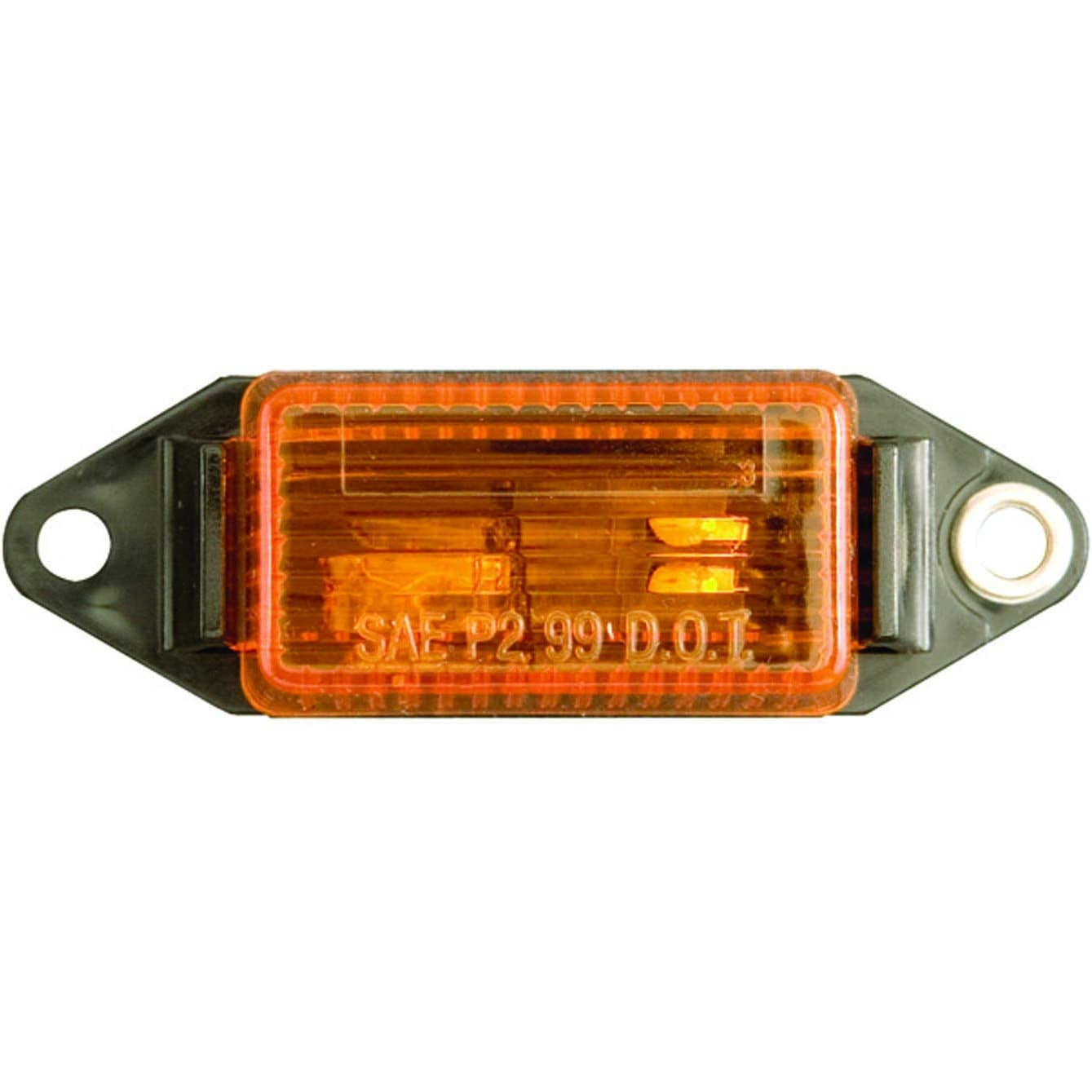 DLT MC11AS Optronics Marker/Clearance Light (2.5" Rectangle, Amber, Surface)