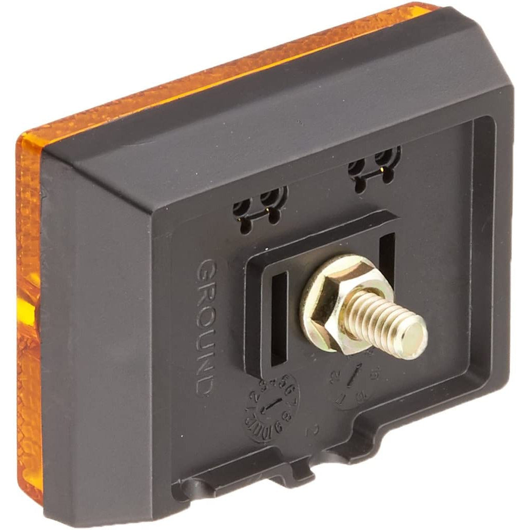 LTG 46983-5 Grote Submersible Rectangular Clearance Marker Light (2.75", Amber, Reflective)