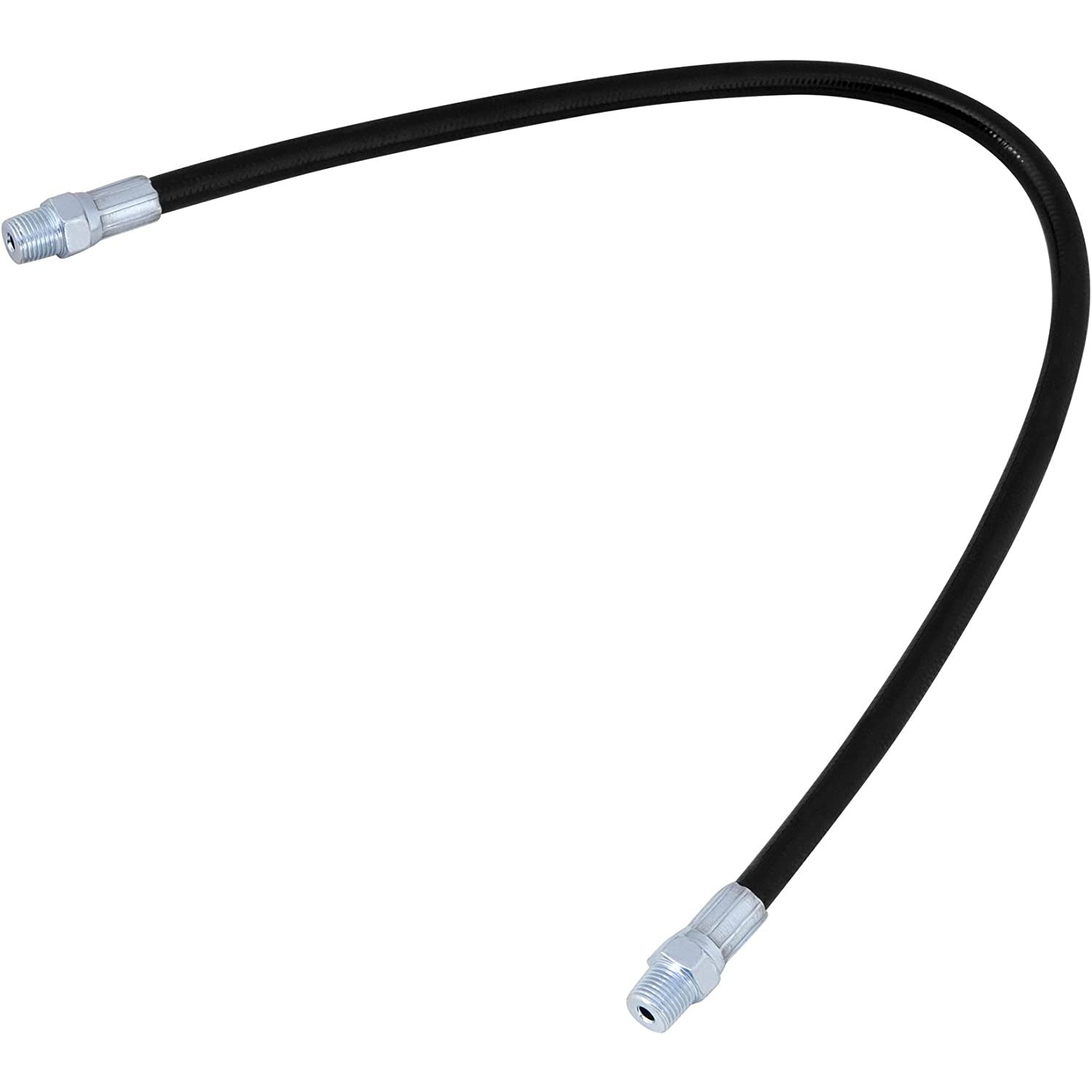 ET WILW54222 Manual Grease Gun Flex Hose Extension (18", 1/8 MNPT)