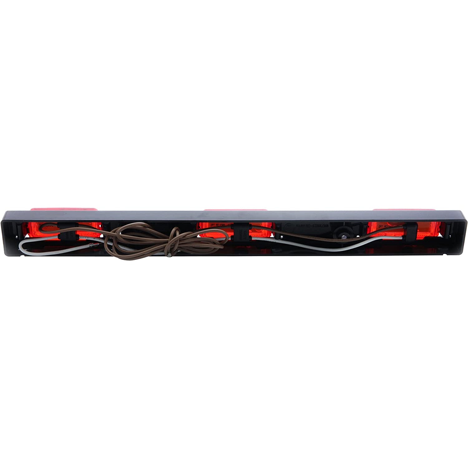 DLT MCL83RK Optronics LED Sealed Identification Light Bar (16", Red, Surface)