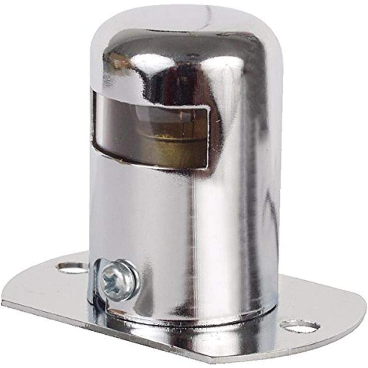 DLT LP21CS Optronics Heavy Duty License Plate Light (2" Long Round, Chrome, Surface)