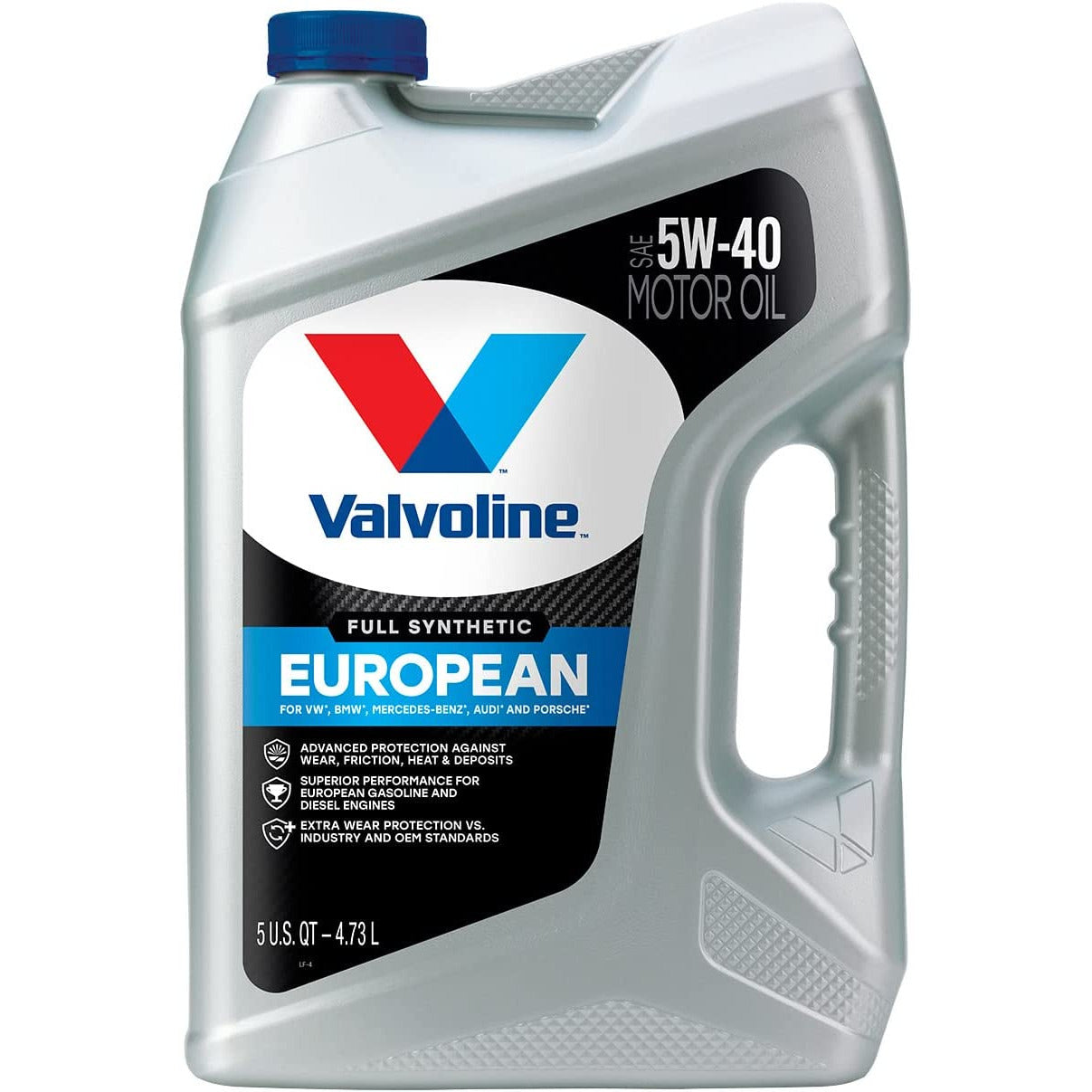 (945) 881166 | EUROPEAN VEHICLE FULL SYNTHETIC 5W-40 MOTOR OIL : 5 QT