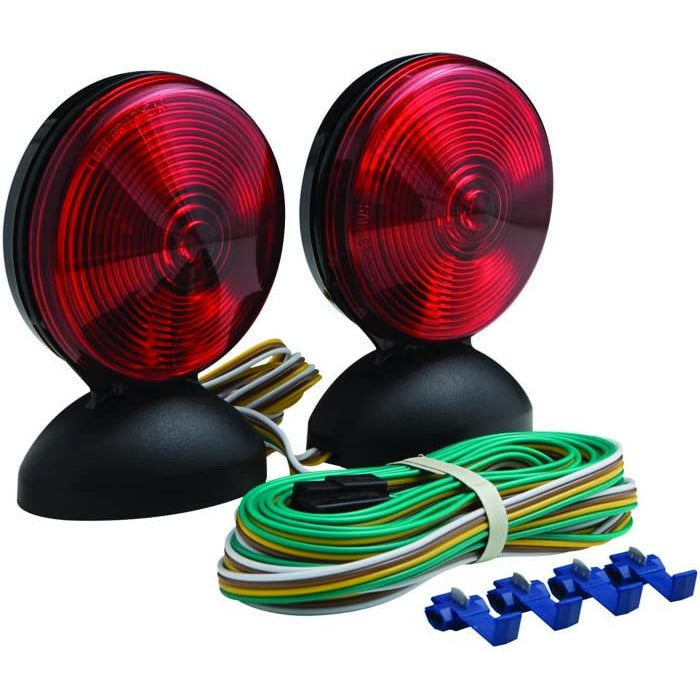DLT TL-22RK Optronics Combination Trailer Tail Light Kit (4" Round, Magnet)
