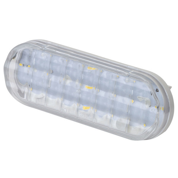 LTG 62601 Grote Oval Dual-System LED Backup Light (Grommet, Male Pin)