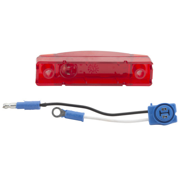 LTG 66512 Grote SuperNova Thin-Line LED Rectangle Clearance Marker Light Kit (3", Red, 47242 + 66930))