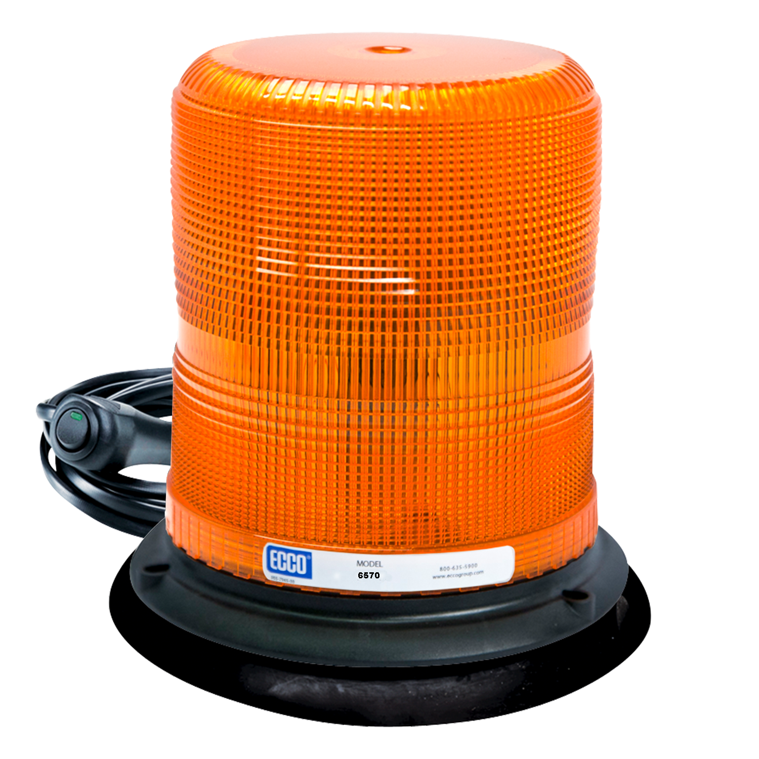 ECO 6570A-VM ECCO 6570 Series 7" Beacon (Strobe, Vacuum-Mount)