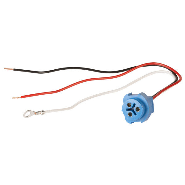 LTG 67002 Grote Stop Tail Turn 3-Wire Plug-In Pigtail for Male Pin Lights (Straight, 11")
