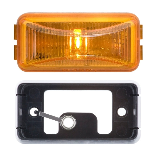 DLT AL90AK Optronics Sealed LED Marker/Clearance Light Kit (2.5" Rectangle, Amber, Snap-In)
