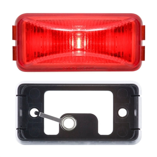 DLT AL90RK Optronics Sealed LED Marker/Clearance Light Kit (2.5" Rectangle, Red, Snap-In)