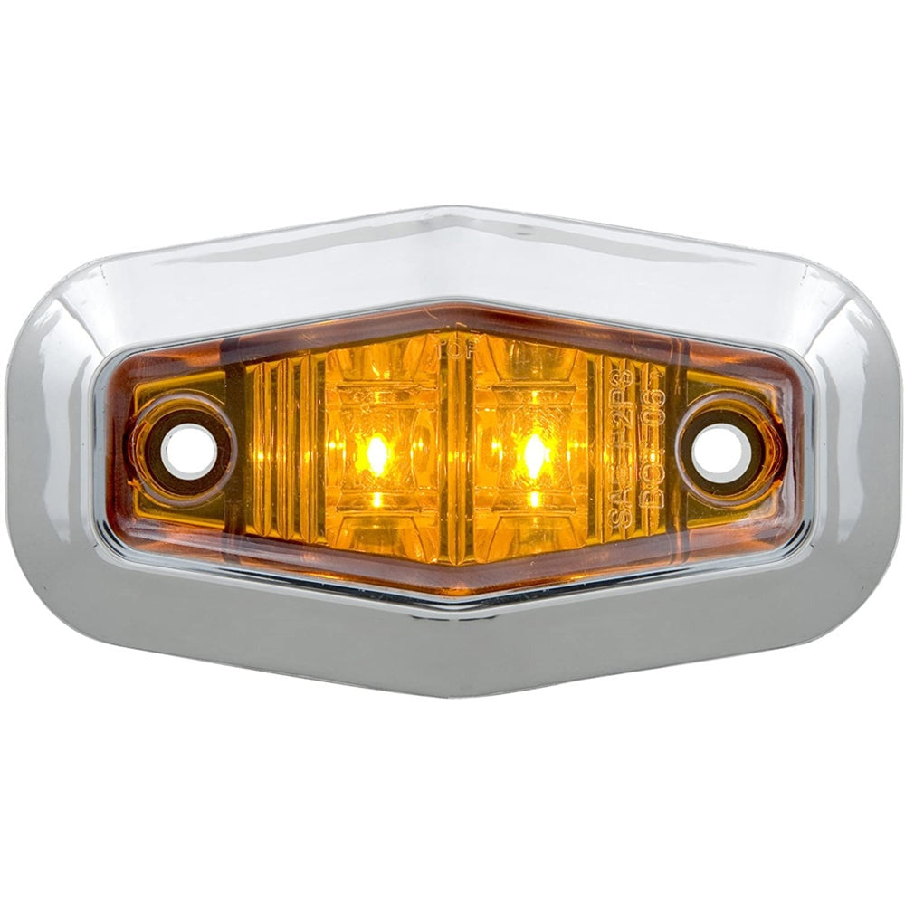 DLT MCL13ATRS Optronics LED Sealed Marker/Clearance Light Kit (2.5" Oblong, Amber, Surface)