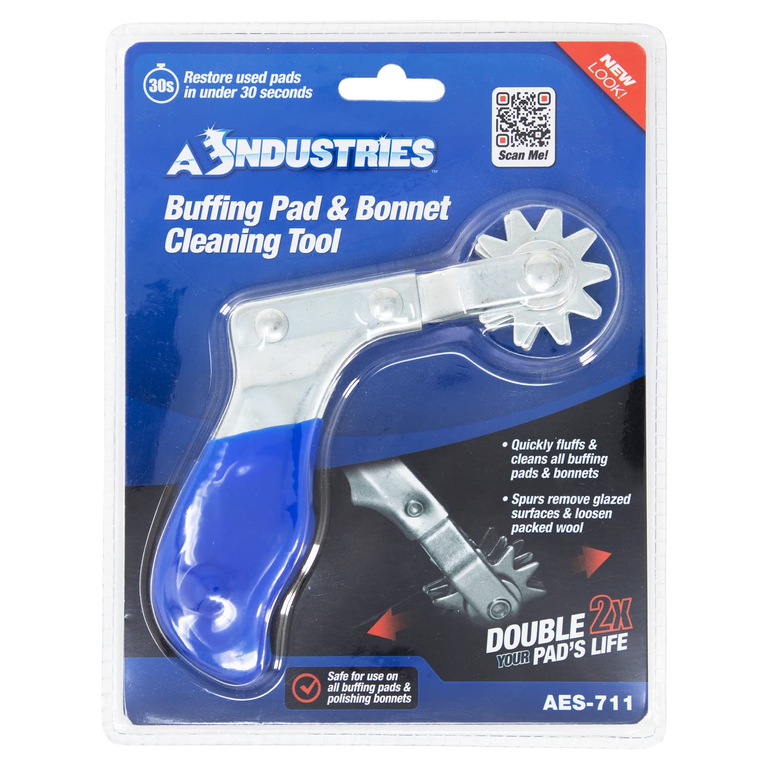 XRC AES711 CAR Products Buffing Pad & Bonnet Cleaning Tool