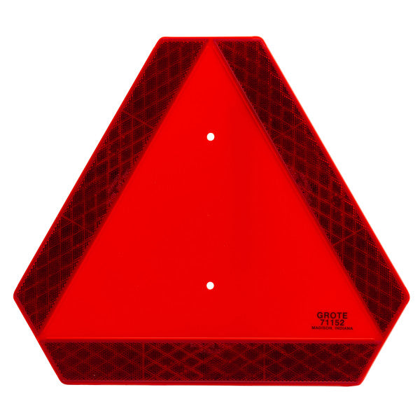 LTG 71152 Grote Slow-Moving Vehicle Emblem (Orange/Red)