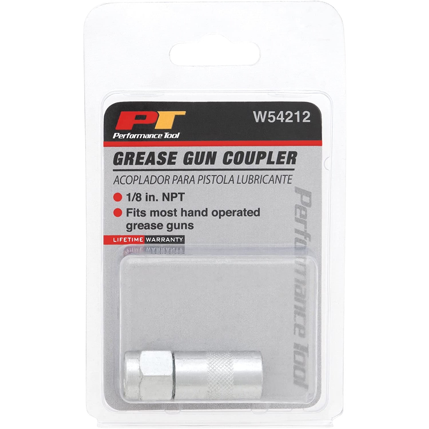 WIL W54212 Performance Tool Grease Gun Coupler (1/8" NPTF)